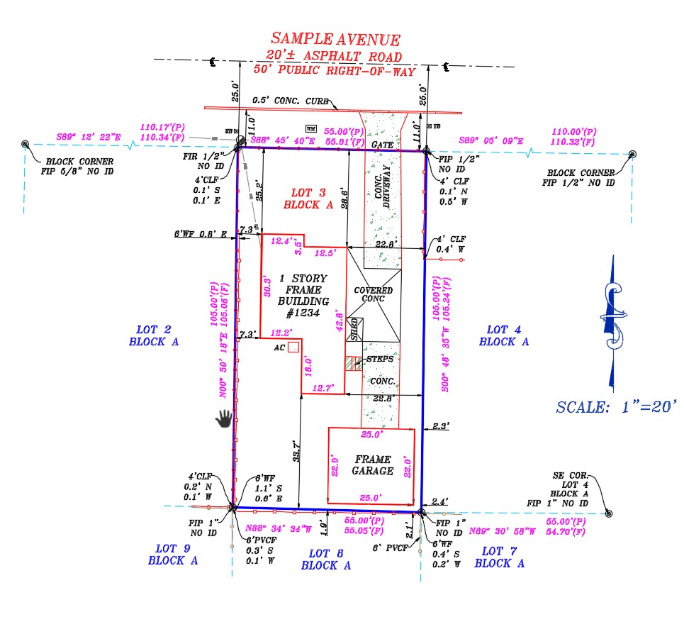 Boundary Survey Drafting