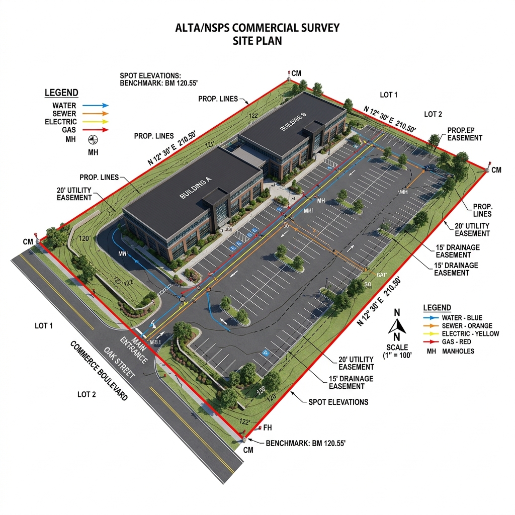 ALTA/NSPS Survey Drafting