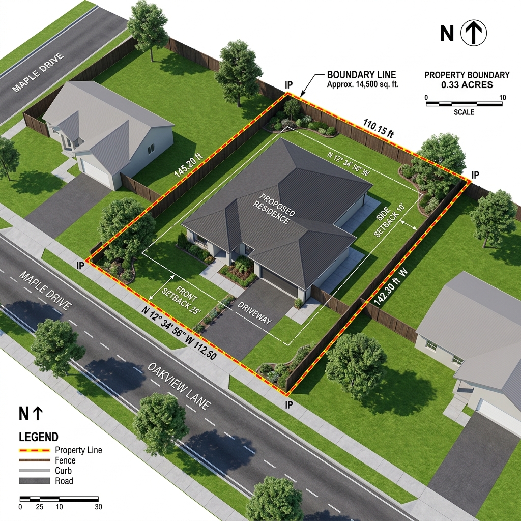 Boundary Survey Drafting