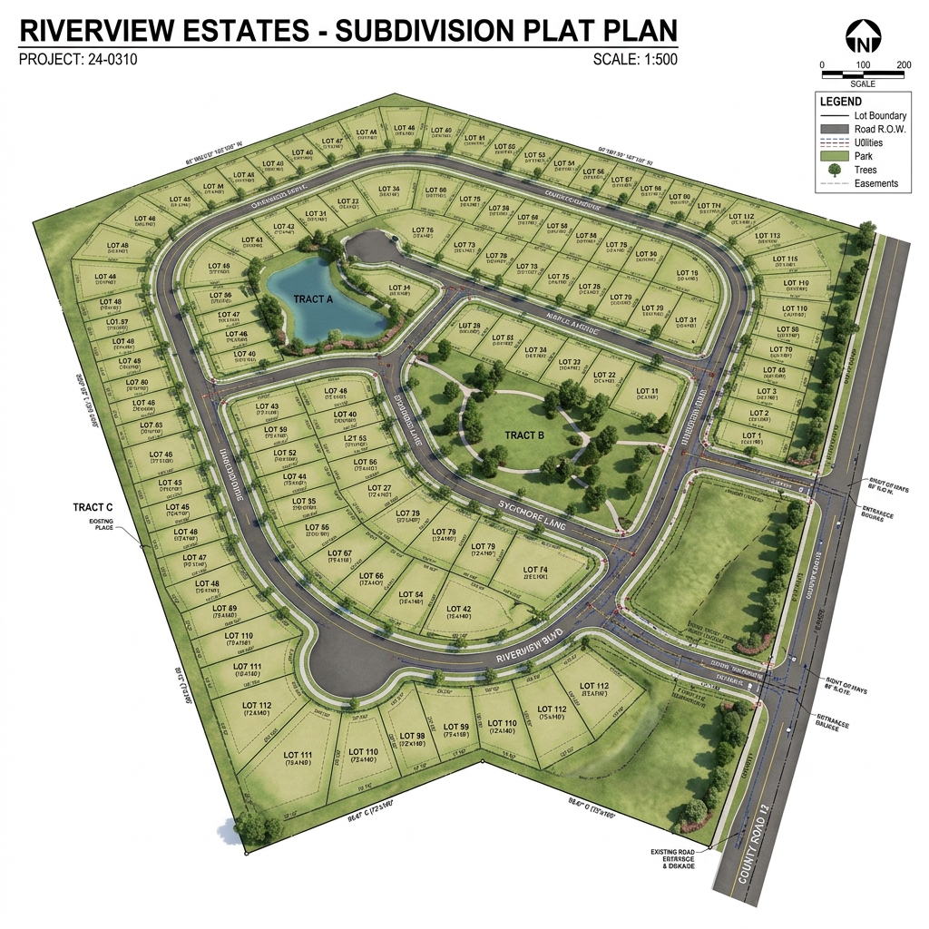 Subdivision & Plat Drafting
